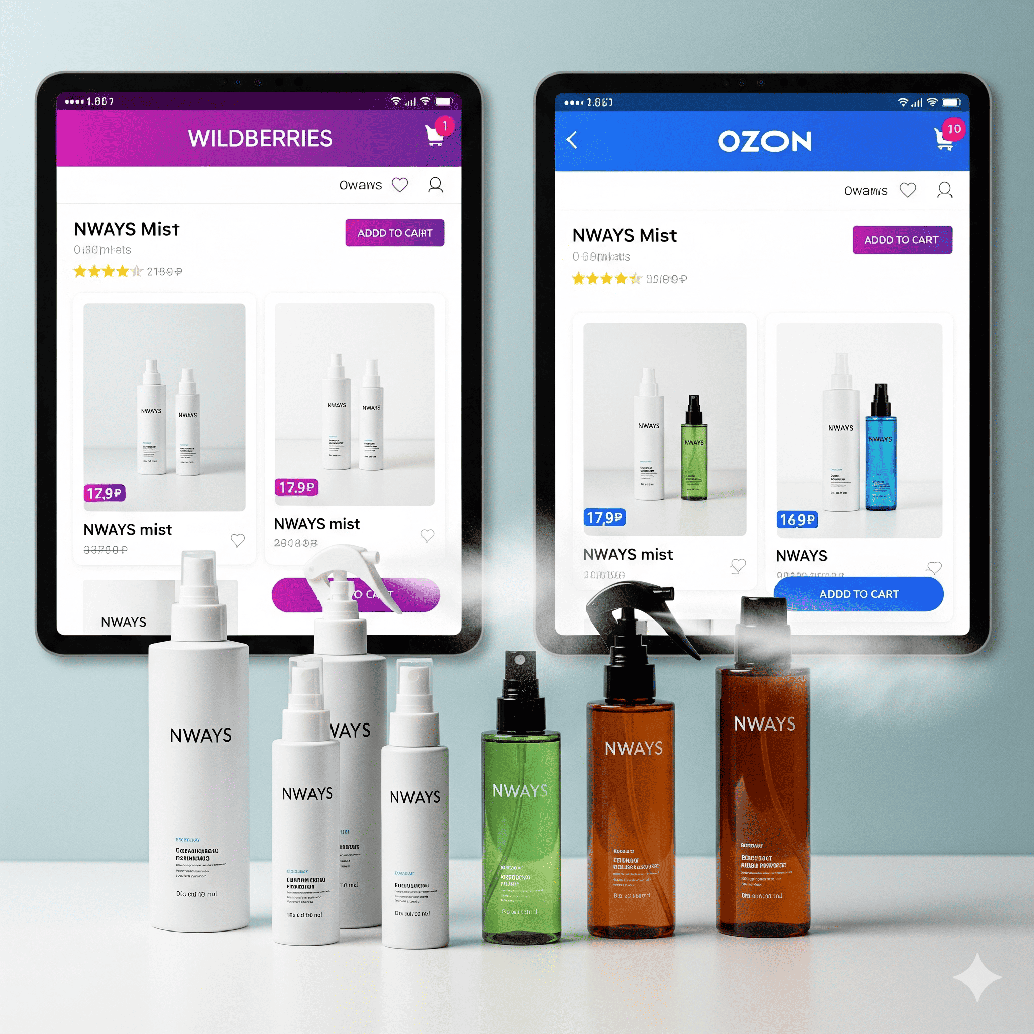 Где купить мисты NWAYS: Wildberries и Ozon