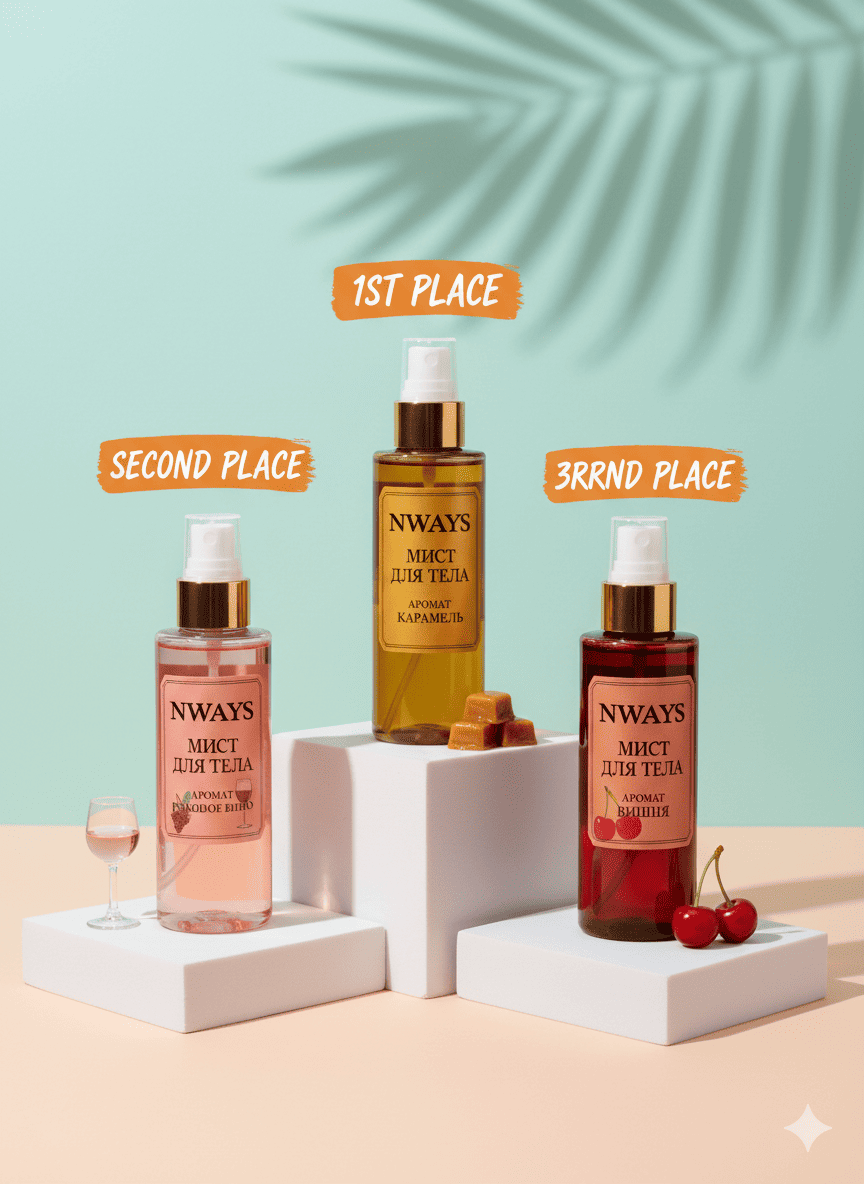  Рейтинг ароматов: Какой мист для тела выбирают наши клиенты чаще всего?